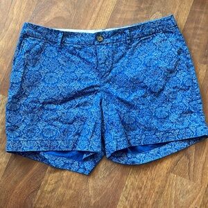 EUC deep blue sea pattern Old Navy shorts